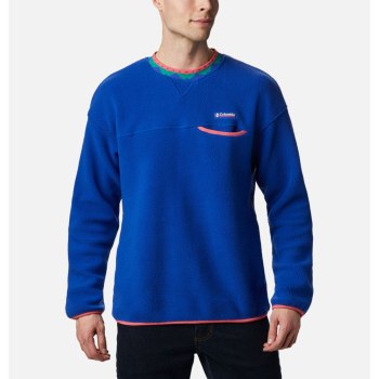 Columbia Pullover Heren, Wapitoo Fleece Blauw LichtRoze, 92BRHWQPU
